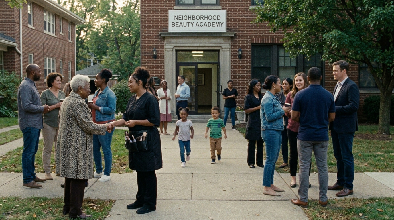 Northern Virginia community beauty school