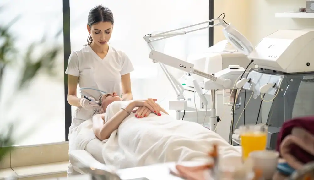Students participate in Certified Nursing Assistant (CNA) training at AVI Career Training, practicing essential healthcare skills in a hands-on classroom setting. A professional instructor guides them through patient care techniques, preparing students for real-world roles in hospitals, nursing homes, and healthcare facilities. The training environment emphasizes workforce development, professional growth, and compassionate patient care.