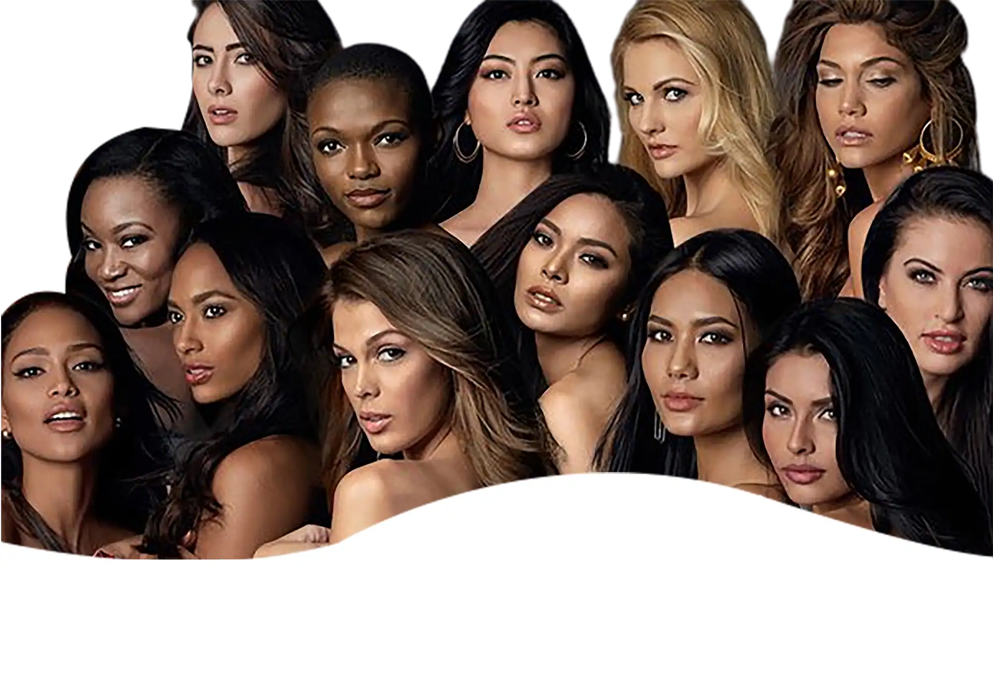 Multiple women participating in AVI Training cosmetology class, practicing hair styling, skincare, and makeup techniques in a modern training environment.