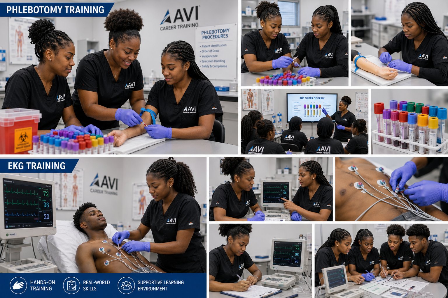 Phlebotomy program avi career training 2 — AVI Career Training Vienna VA
