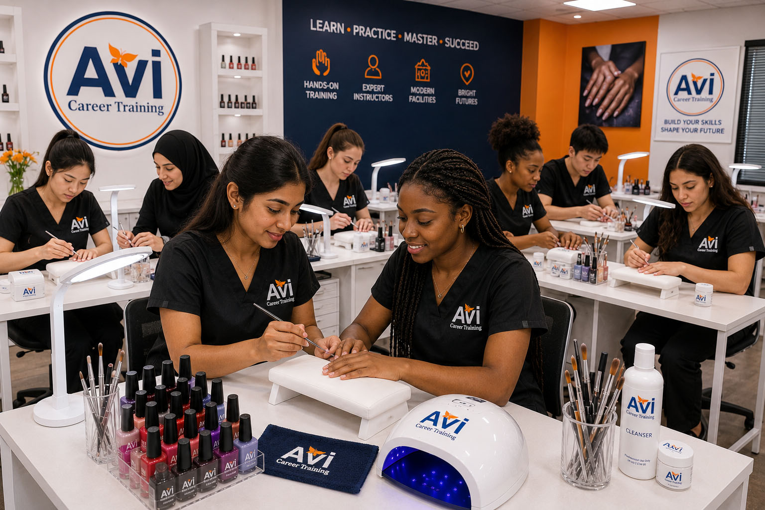 nail technician program avi career training 1 — AVI Career Training Vienna VA