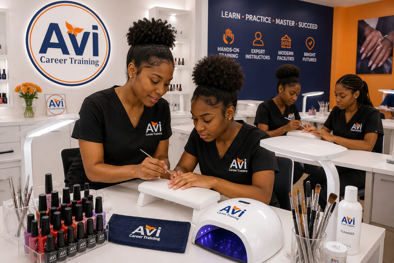 nail technician program avi career training 2 — AVI Career Training Vienna VA