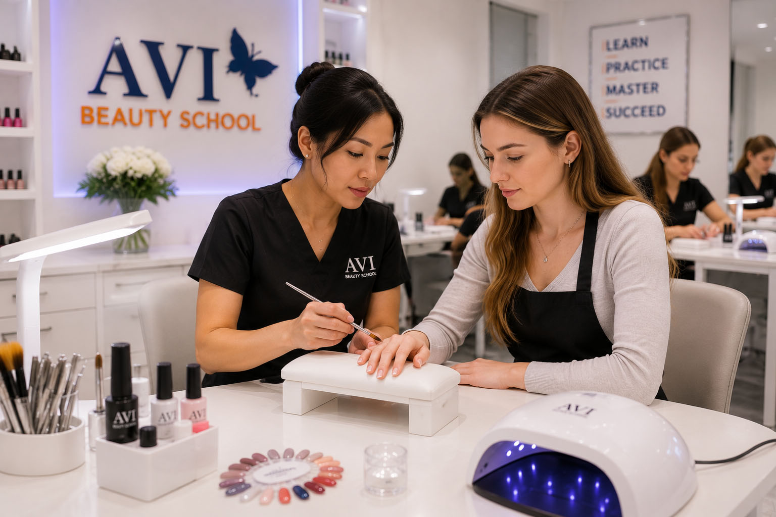 nail technician program avi career training 3 — AVI Career Training Vienna VA